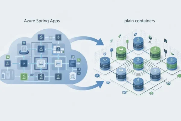 Comparing Azure Spring Apps versus plain containers for Java workloads