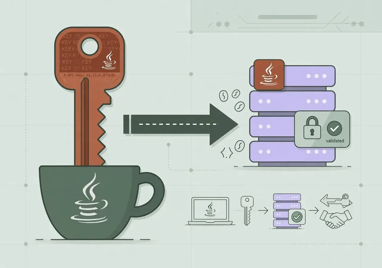 API key authentication for service integration