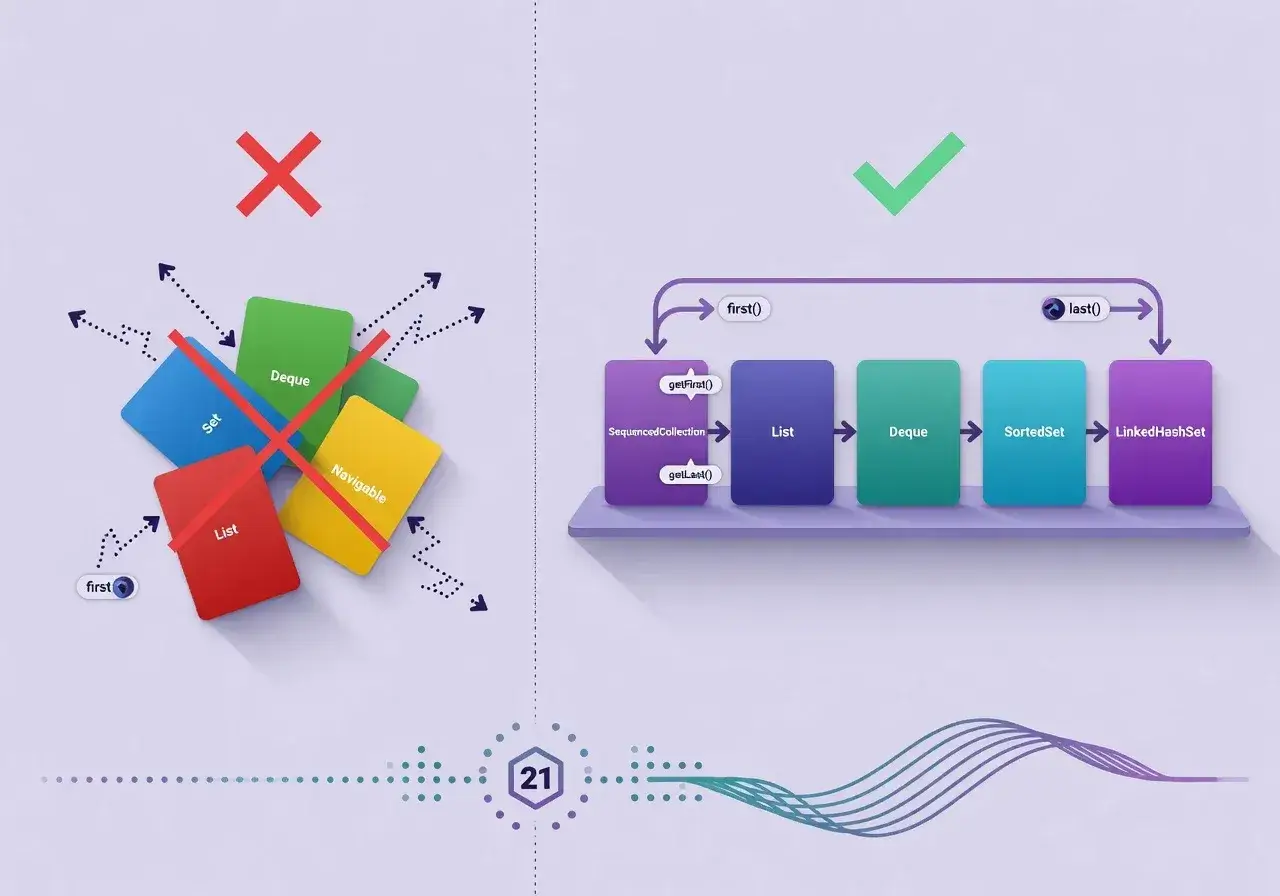 Sequenced collections fix ordering inconsistencies
