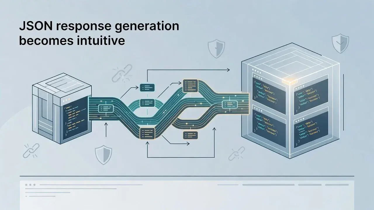 JSON response generation becomes intuitive
