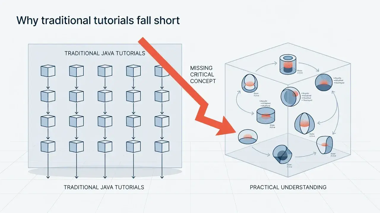 Why traditional tutorials fall short