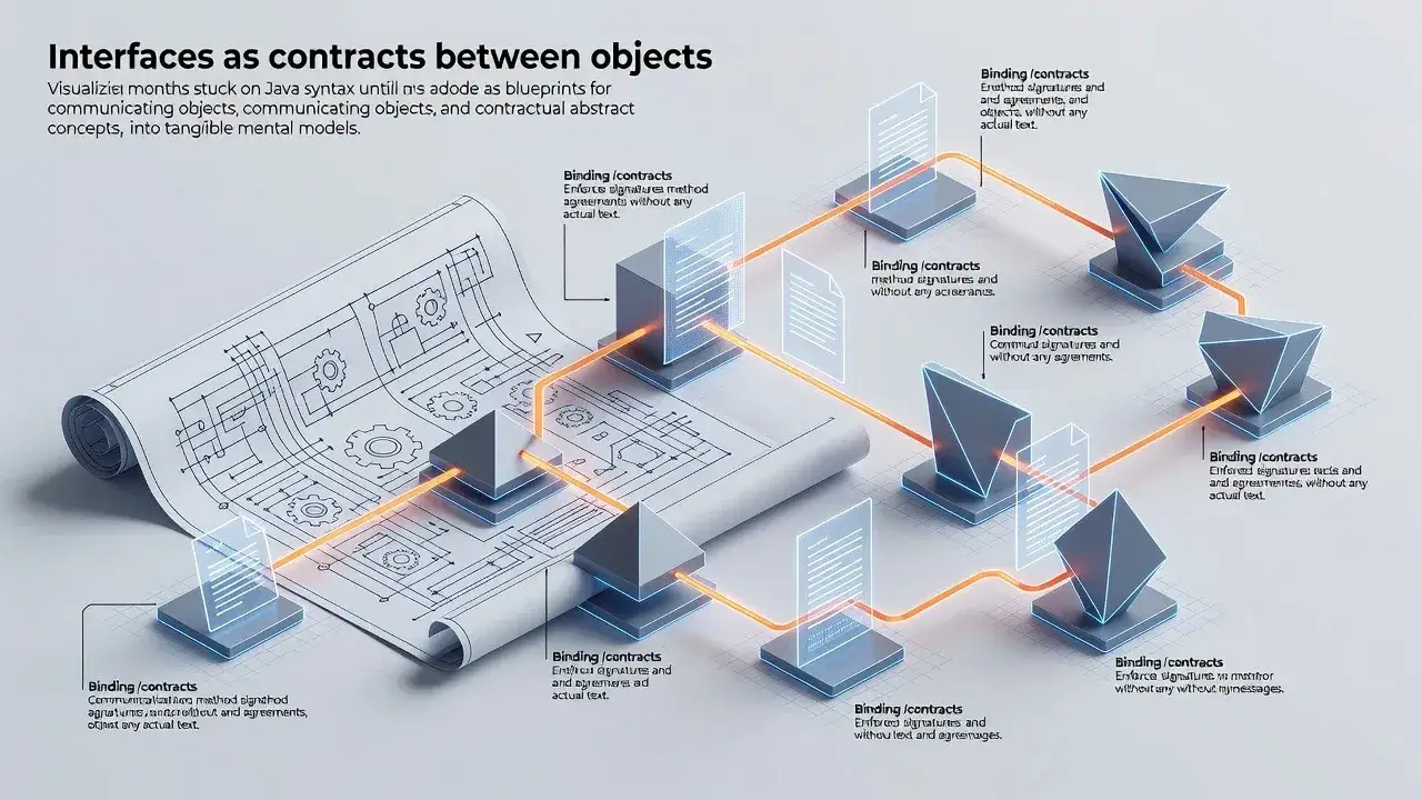 Interfaces as contracts between objects