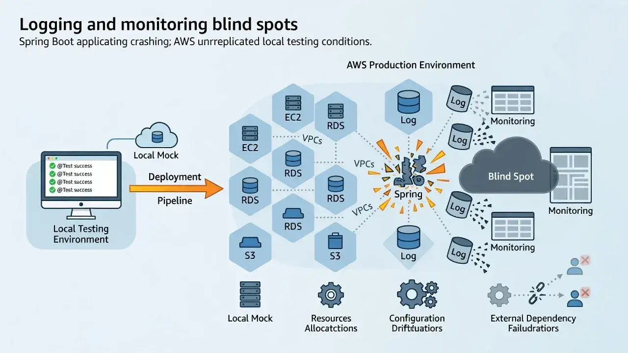 Logging and monitoring blind spots