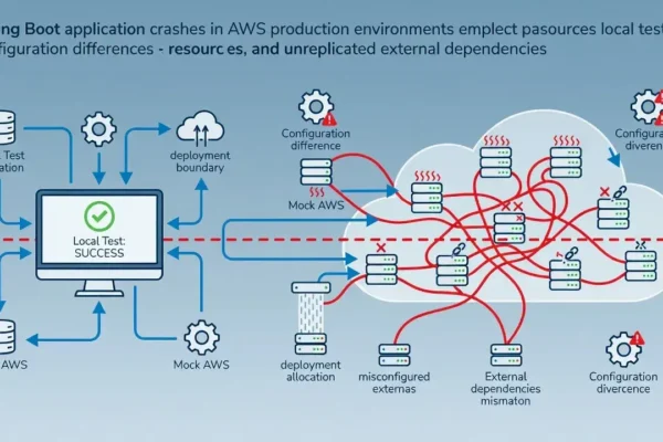 Why Spring Boot apps still crash in AWS despite passing every local test