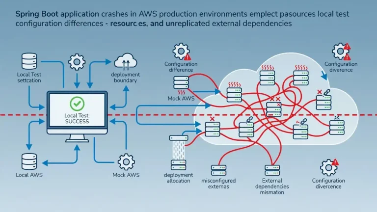 Why Spring Boot apps still crash in AWS despite passing every local test