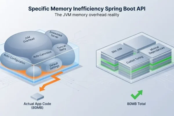Why your Spring Boot API uses 400MB of memory when it only needs 80MB